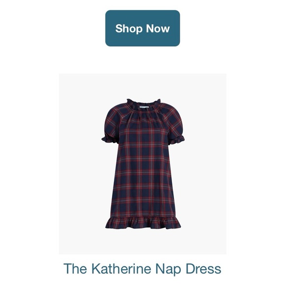 Hill House Katherine Nap Mini Dress Tartan Plaid - Picture 2 of 6